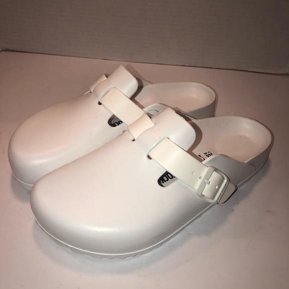 New Birkenstock x Free People White Boston EVA Clogs Sandals Shoes sz 7/38 - Picture 3 of 8